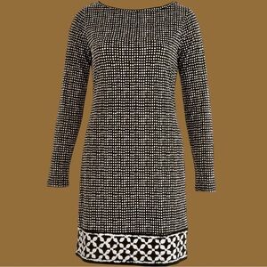 NWOT MICHAEL Michael Kors ‘Nezla’ Long Sleeve Jersey Knit Mini Dress Size Small